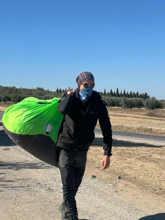 Öğrencimiz Erdal I. uçuş öncesi